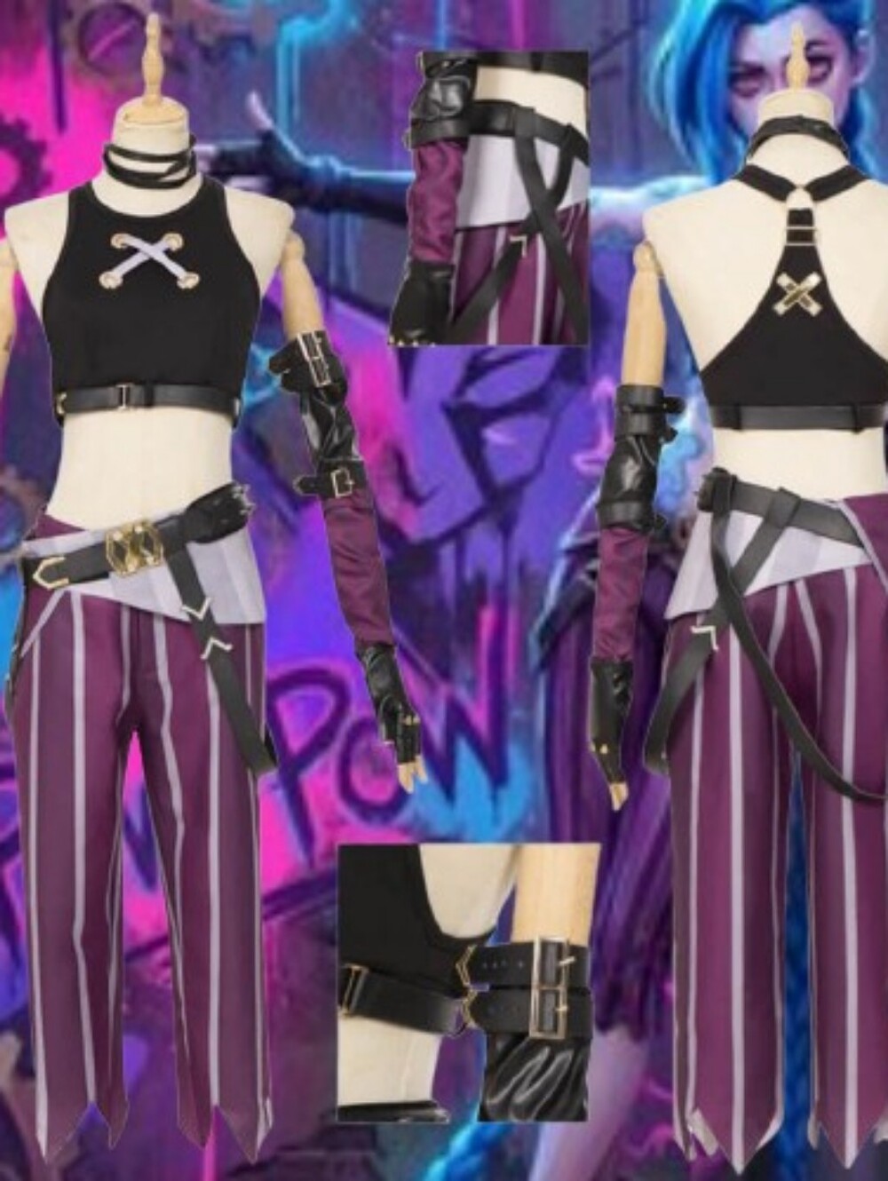 Arcane Jinx Cosplay Costume
